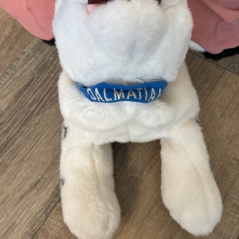 Disney Store 101 Dalmatians Little Dipper Puppy Dog Plush Blue Collar 16" - Picture 6 of 6
